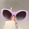 Stylish Oversized Sunglasses Women  New Irregular Rim Outdoor Shades for Travelling Trendy Design Anti-UV Sun Glasses