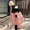 Official down cotton clothes women's winter new short loose thickened small warm jacket tide