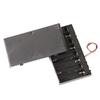 1/2 Stück 8 Schlitze AA-Batteriehalter Batterieaufbewahrungskoffer Box mit Schalter & Deckel Batterien Standardbehälter