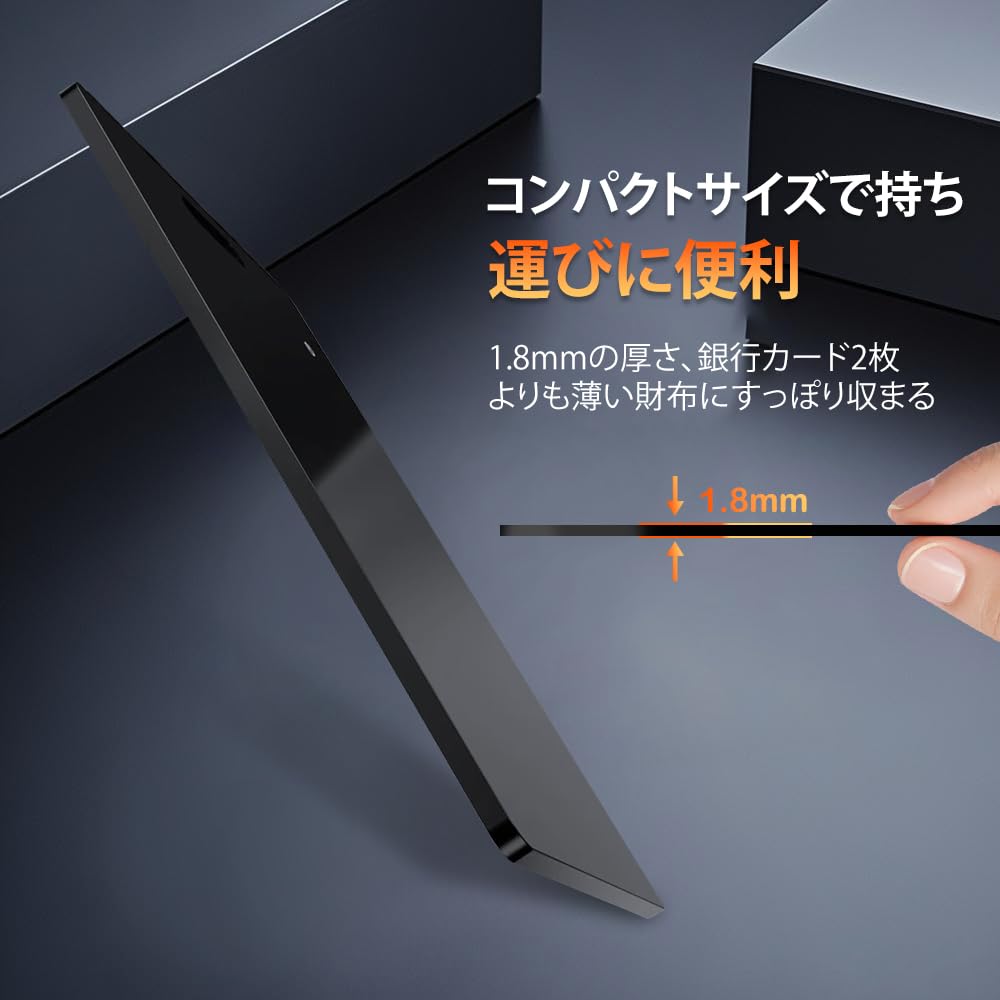 Tarjeta de carga AirTag Android Fina IP68 Impermeable Rastreador Inteligente Etiqueta GPS Pequeña para Compatible con Google Mi Seguimiento Manual de Instrucciones en Japonés