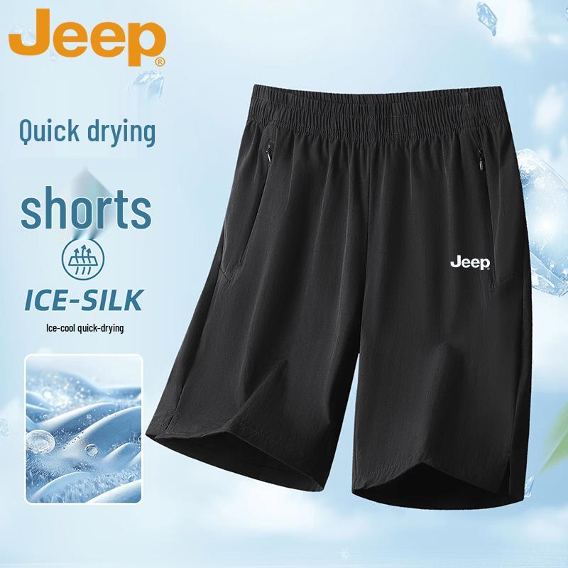 JEEP Men s Ice Silk Quick-Dry Casual Shorts 5XL