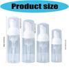 4pc Clear Foam Pump Bottle PET Soap Dispenser for Rich Bubble Generation Liquid Levels Monitoring in Skincare Use