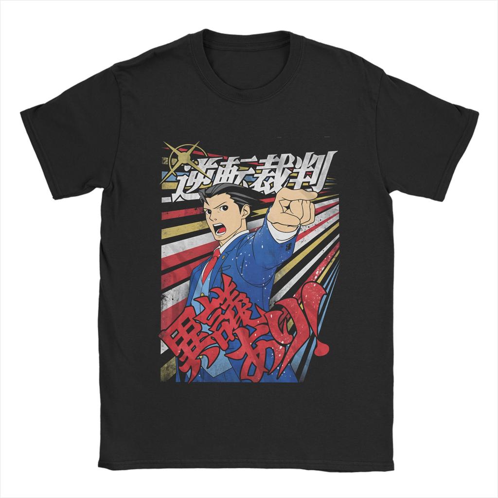 Ace Attorney Phoenix Tee Shirt for Men Women New Arrival T Shirts  Cotton Clothes