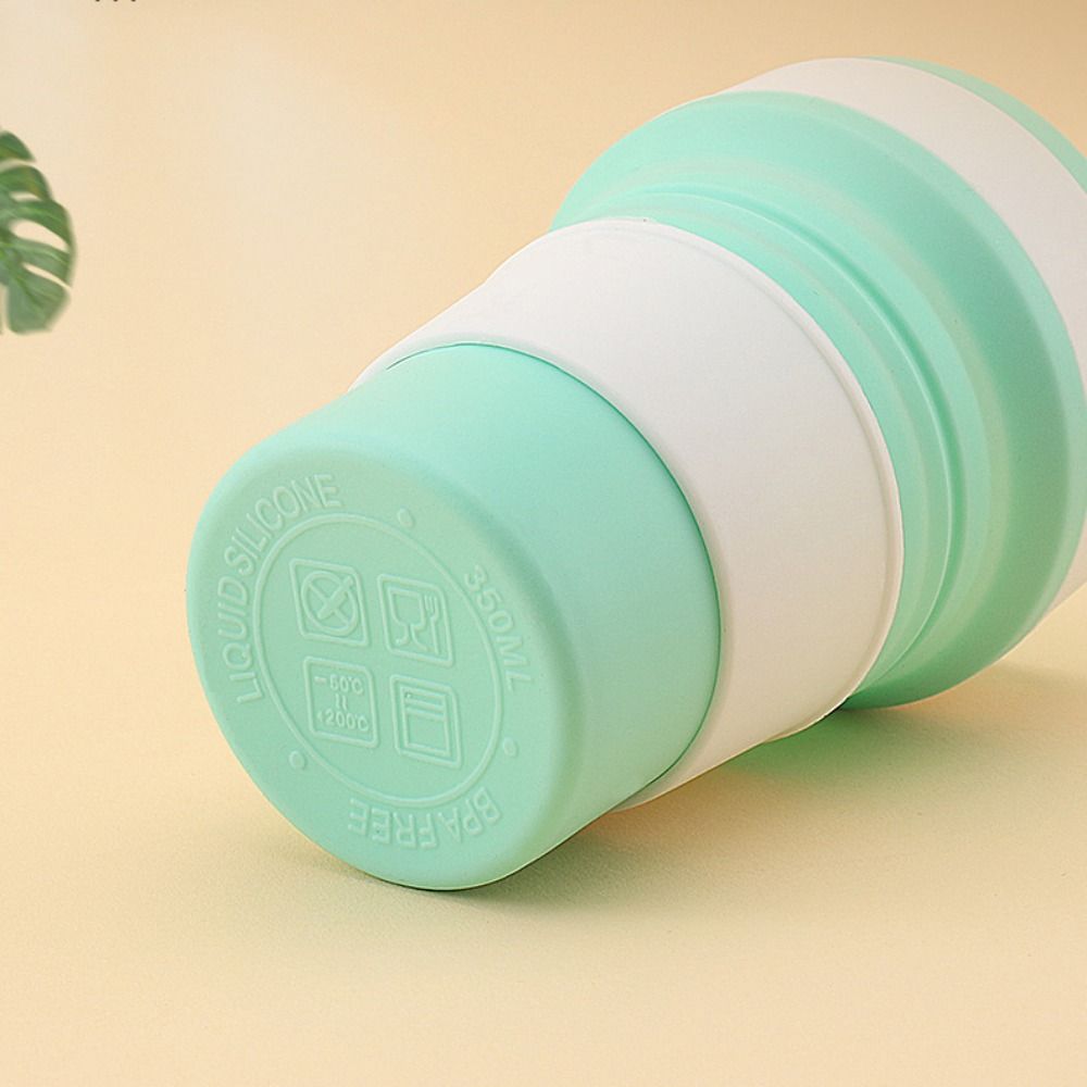 Multifunctional Sport Mug Silicone Water Bottle Drinkware Folding Water Cup  Coffee