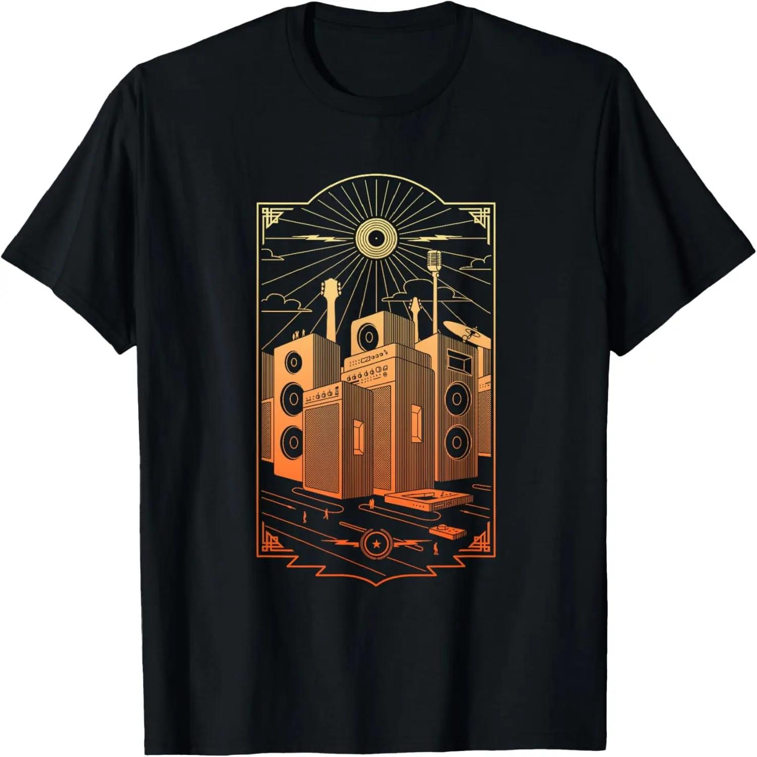 Rock City _ Music Instruments T-Shirt S чёрный