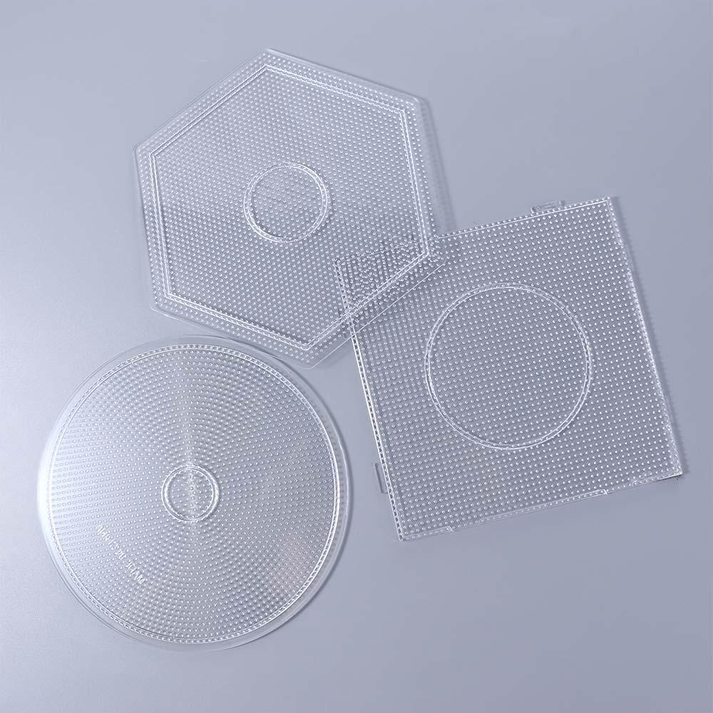 Transparent Figure Material Board Jigsaw Puzzle Pegboard Puzzle Template Diy Toy Beads Template