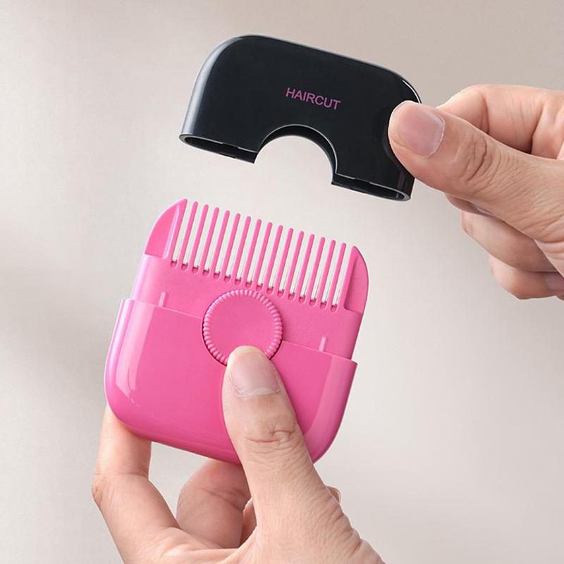 2 In 1 Dopamine Hair Cutting Trimmer Barber Comb Bangs Hair Cutter Remover Home Mini Makeup Tools For Beauty Hair Cut Accessorie