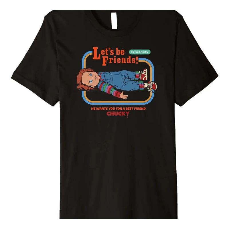 Camiseta Premium De Chucky Wants You For A Best Friend S разноцветный