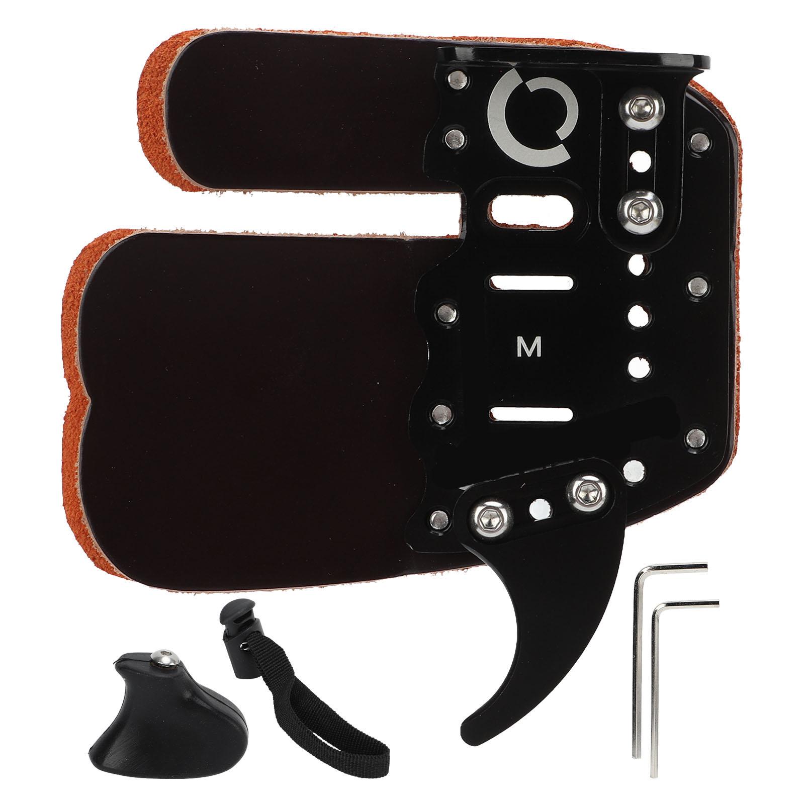 

Archery Finger Guard Finger Guard Black Protective Gear for Bow and Competition