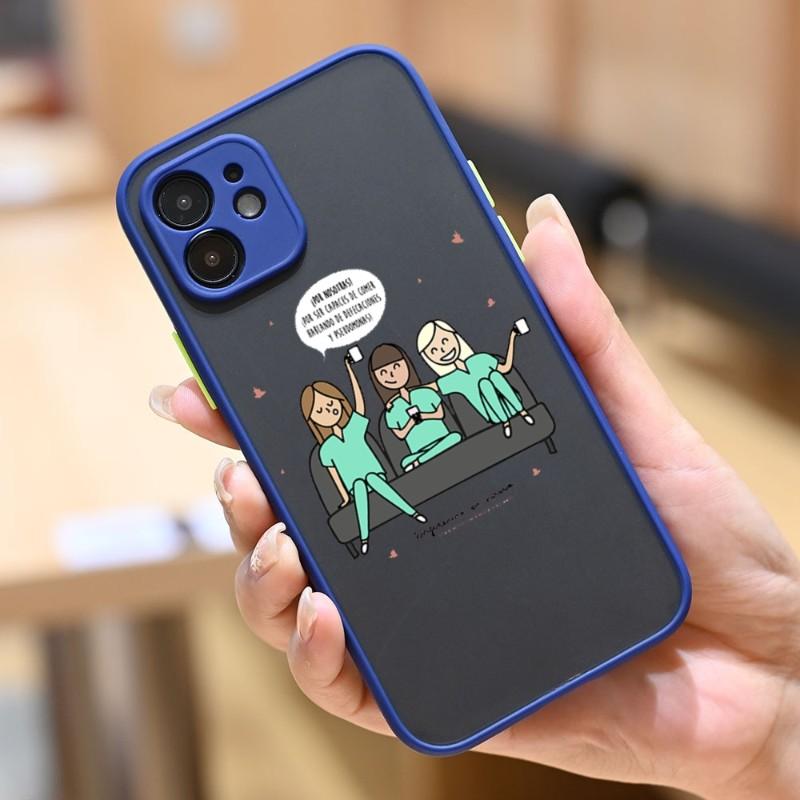 Funda de Teléfono Enfermera Medicina Salud Para IPhone 14 13 12 11 Mini Pro Max XS X Max XR 8 7 Plus SE 2022 Color Piel Cubierta de Teléfono
