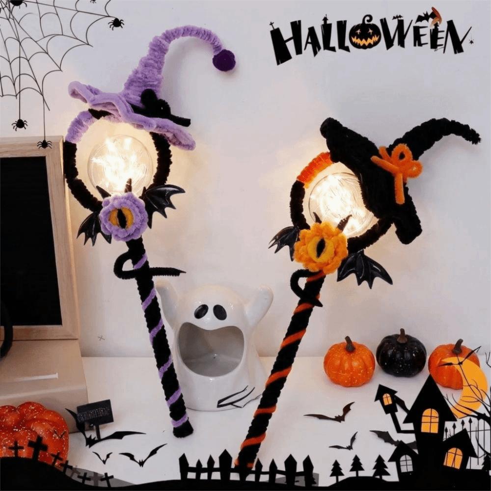 DIY Kit Halloween DIY Fairy Stick Bendable Halloween Handheld Lantern Handcraft Art