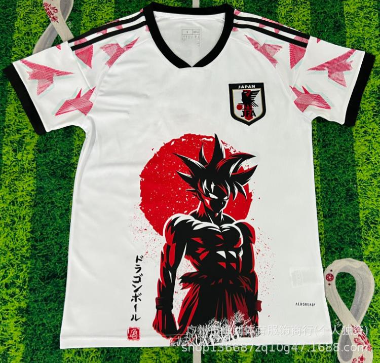 Maillot de football animé Coupe du Monde 2026, maillot thème dessin animé japonais, maillot de sport respirant pour l'entraînement