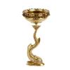 34 Cm Fish Design Decorative Brass Urli Showpiece, Urli Bowl for Home Decor, Brass Urli Decor, Brass Flower Bowl, Standard, Pack of 1