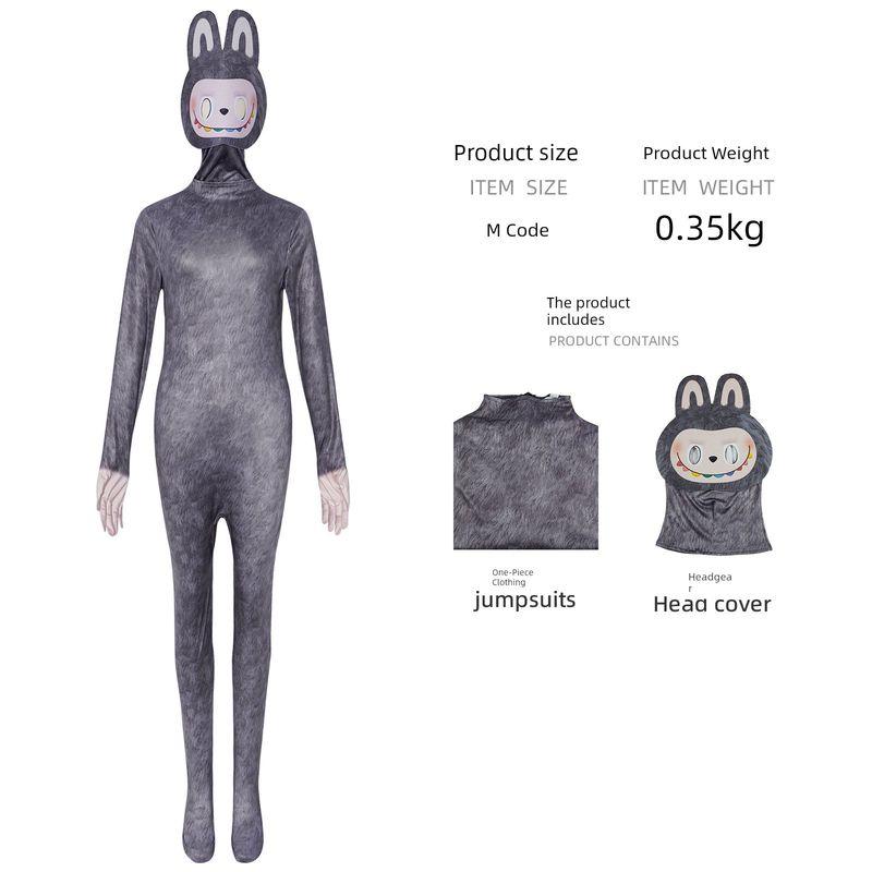 

Foreign Trade Cross-Border Cosplay Costume Halloween Adult and Children s Jumpsuit Cosplay Two-Dimensional Stage Performance Costume Id Jumpsuit XXXL