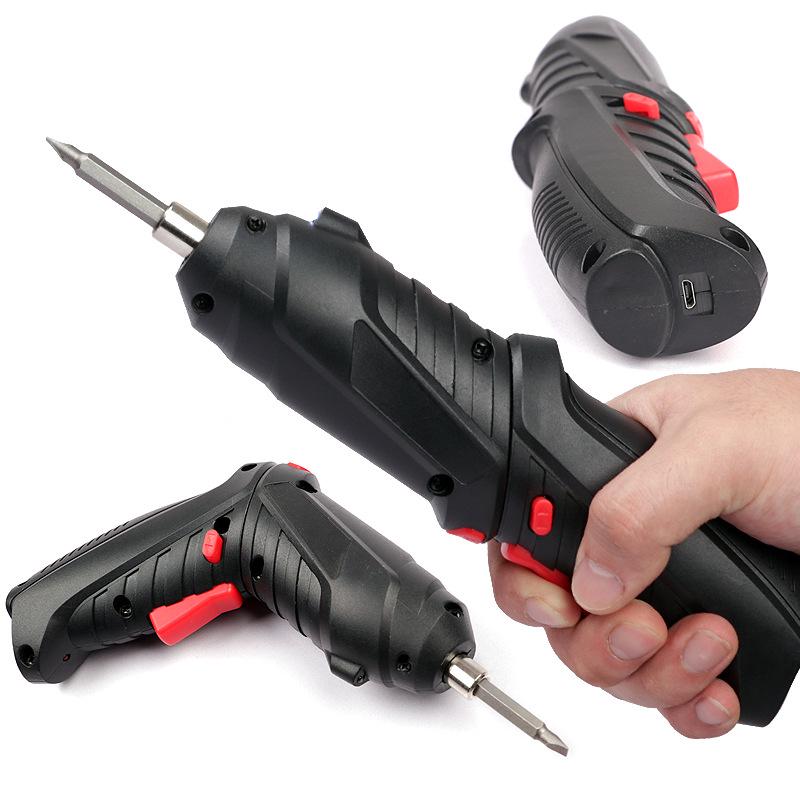 Special Offer: 4V Rechargeable Mini Electric Screwdriver and Drill Set with Lithium Battery