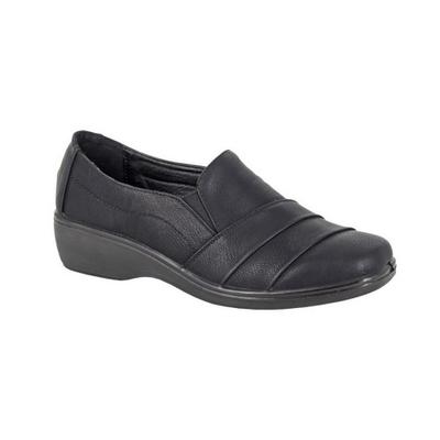 Geraffte Loafer mit Doppelzwickel für Damen/Damen