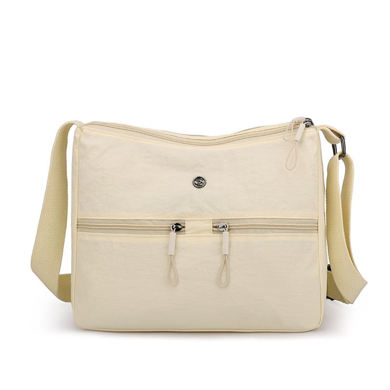 

Женская нейлоновая сумка сумка через плечо однотонная сумка на плечо жёлтый