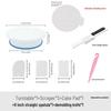 Plastic Cake Decorating Turntable Set
