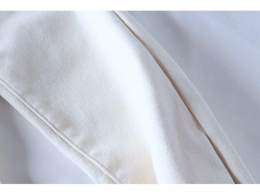 Spring 2026 Women's High-Waist Slim Fit White Harem Jeans