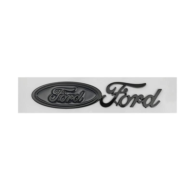 Car Styling ABS Emblem Rear Trunk Sticker For Ford Focus 2 F150 Mondeo Fusion Ranger Explorer Kuga Taurus Transit Badge Decal