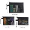 Large Capacity Makeup Bag Zipper Bag Cosmetic Cases Fashion Mesh Cosmetic Bag  Outdoor