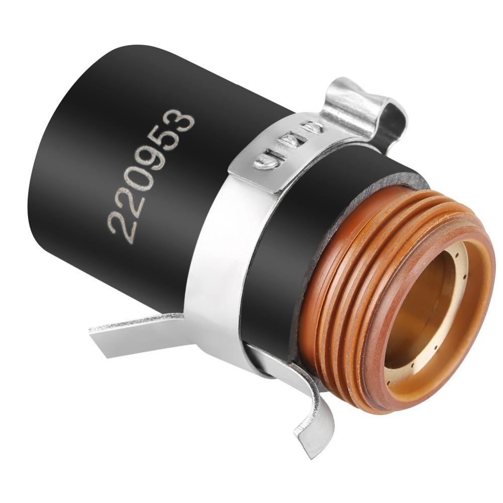 220953 Model Plasma Torch Consumable Copper Retaining Cap For Plasma Cutting Machine