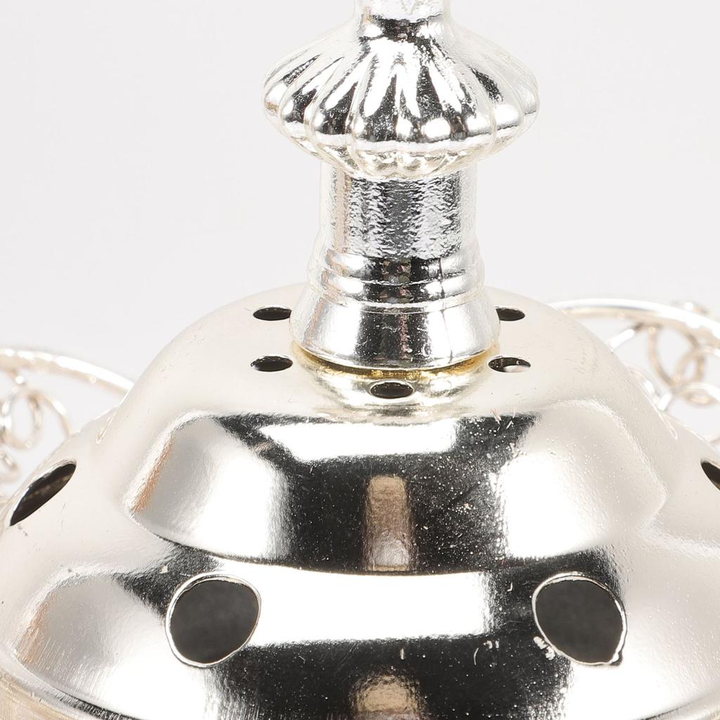 Brûleur électrique à prise UE, encensoir d'église arabe du Moyen-Orient, brûleur en métal, poêle pour décoration de spa de yoga