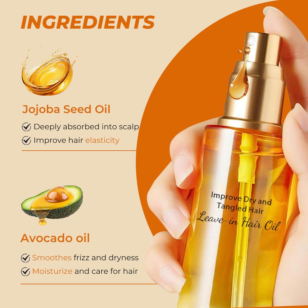 Weiches Haarpflegeöl nährt und macht das Haar weich ,80ml ,