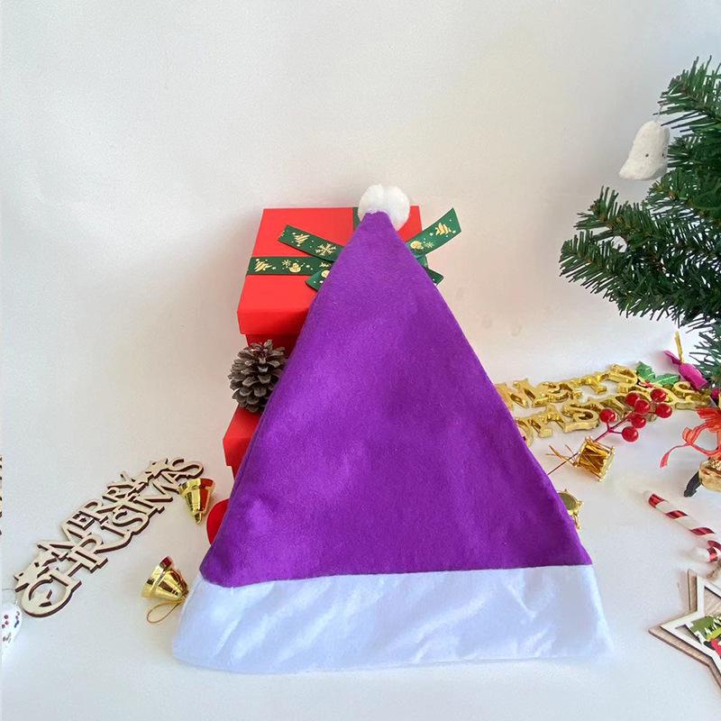 Jiaqi Dospělý Vícebarevný Vánoční Kostým Klobouk - Modrý, Zelený, Netkaný, Barevný Design