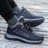 Genuine winter wool cotton shoes thickened and velvet mother snow boots medium warm walking shoes