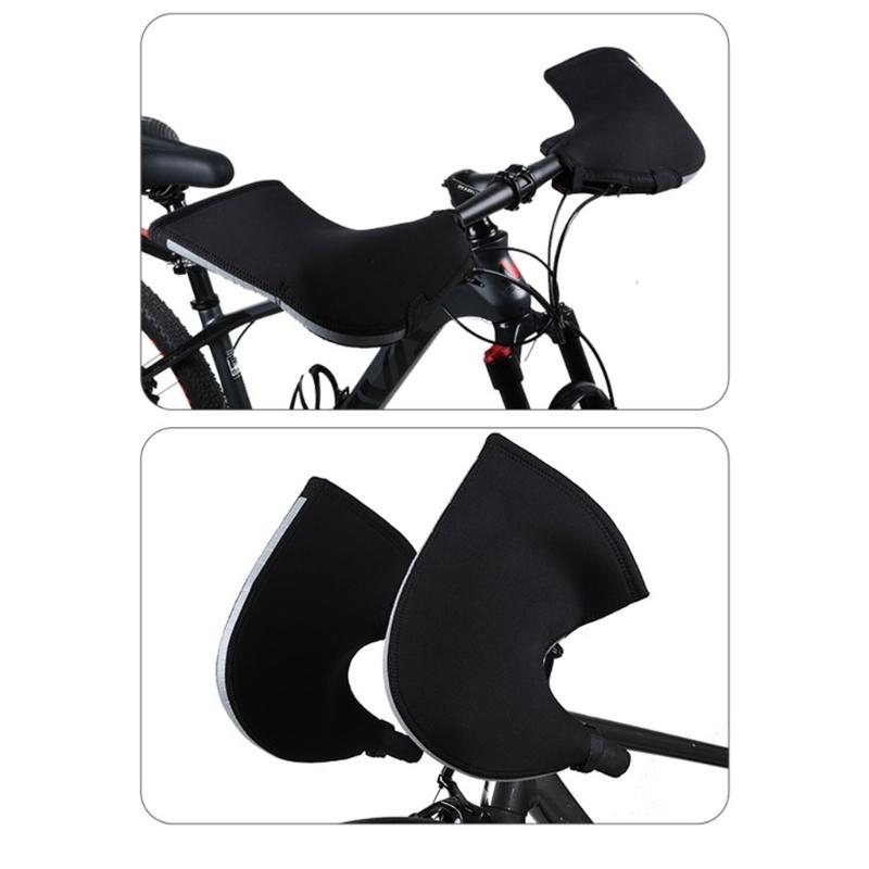 1 Pair Windproof Biking Gloves Thicken Handlebars Gauntlets Handlebars Muffs Winter Hand Muffs Handlebars Thermals Glove