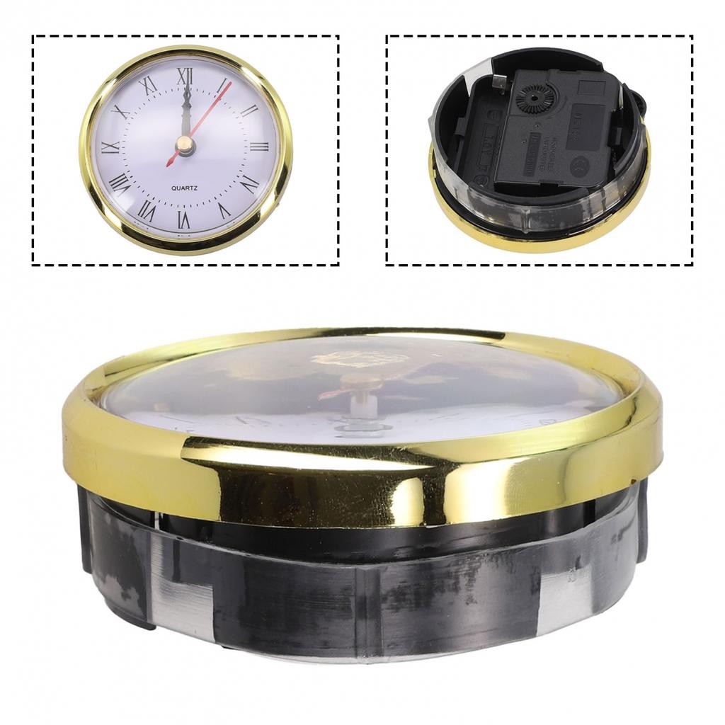 Upgrade Your Clock 80MM Quartz Clock Insert with Black Arabic Numerals