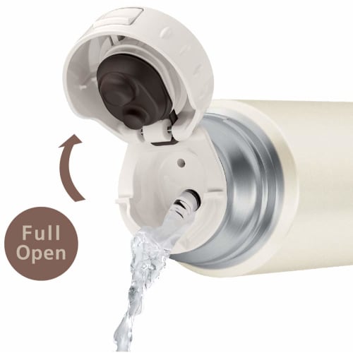 Termoska na vodu z nerezové oceli, tenká, perleťově bílá, 350 ml FFM-351 PRW