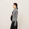 Less 2024 Autumn Polo Collar Slim Fit Cardigan Sweater