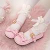Dames Schoenen Zoet Schattig Strik Platte Schoenen Mode Ondiepe Mond Enkele Schoenen Mary Jane Schoenen Klassiek Ronde Neus Lolita Schoen Zapatos Mujer