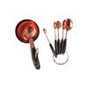 Rose Gold Stainless Steel Heavy Duty Baking Tool Sugar Scoop Measuring Cups Measuring Spoons Set