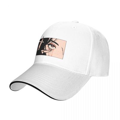 Gorra de béisbol de chica llorando con cigarrillo, gorra de camionero, gorra de anime, unisex para mujer