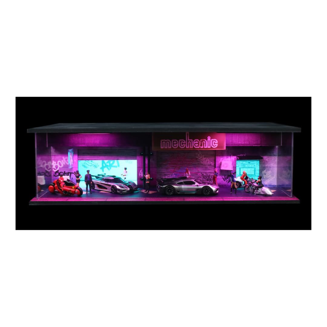 

Moreart 1/64 Scale Pit Garage Diorama Model Kit (MO914302) [Imported]