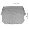 1 pc Outdoor Swing Seat Cover Waterproof Weatherproof Durable Uv Protection Dustproof For Garden Patio Furniture Protection