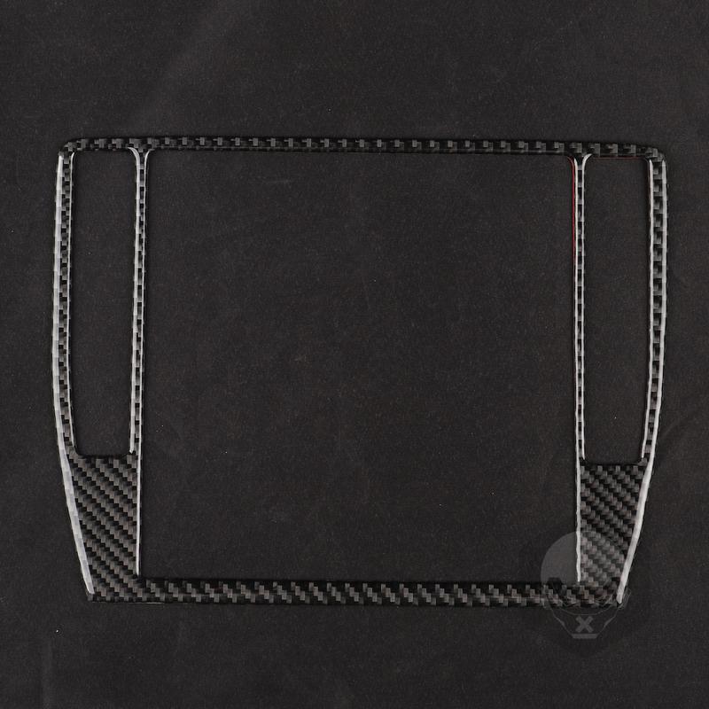 For Volkswagen VW Passat B5 2001-2005 Carbon Fiber Central Control Radio CD AC Panel Trim Cover Car Interior Accessories Sticker