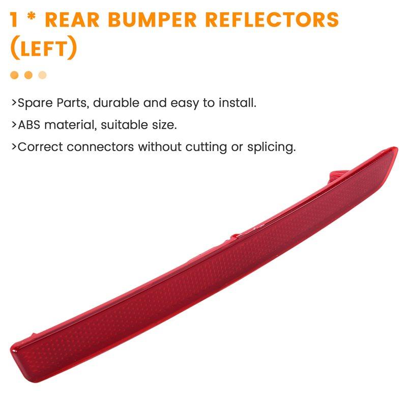 Left Rear Bumper Reflectors Bar For BMW M3(F80) (F82 F83) 2015-2019 63147848583 63147848584