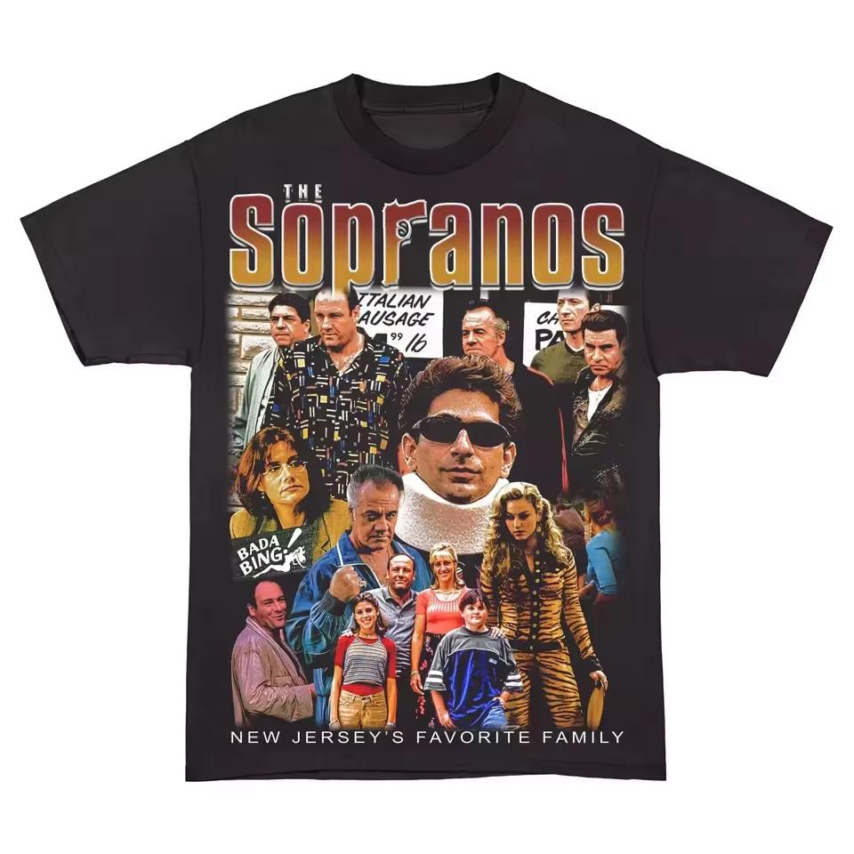 THE SOPRANOS FULL COLOUR T shirt SIZE XXXL BRAND NEW 3XL