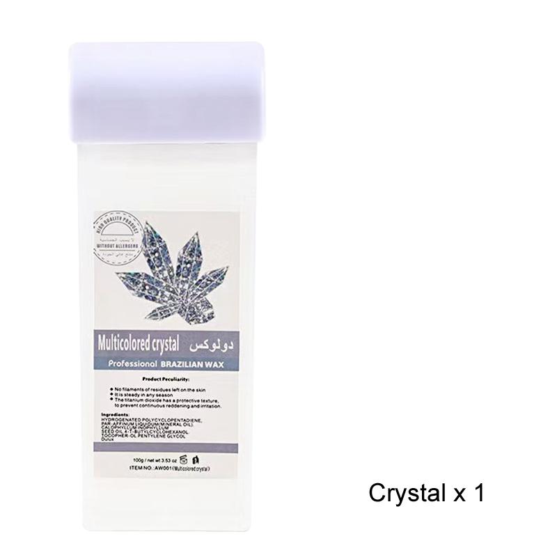 Roll On Refill Hair Removal Wax Painless Depilatory Wax Roller Rose Wax Body Hair Removal For Any Roll On Wax Warmer Cartridge