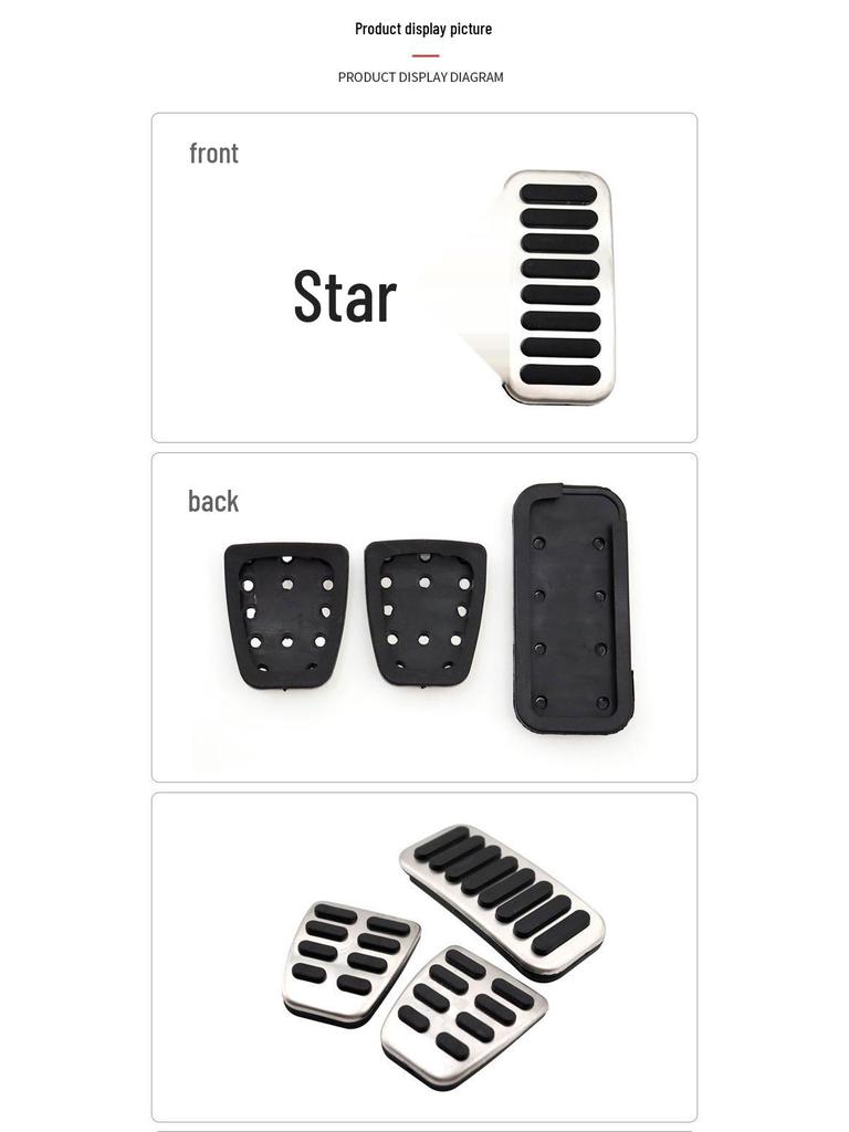 Hyundai Lafesta Rutschfestes Beschleunigungs-, Brems- und Ruhepedalset