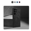 Black Grey Magnetic Attraction Case for Samsung Galaxy S25 Ultra S24 Plus Imported High-end Suede Metal Buttons Cover