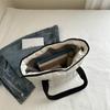 Women's Large Capacity Winter Tote: Thick, Warm, Korean-Style Fashion Handbag