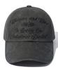 IDWS Whisper Letter Maxi Cap Charcoal