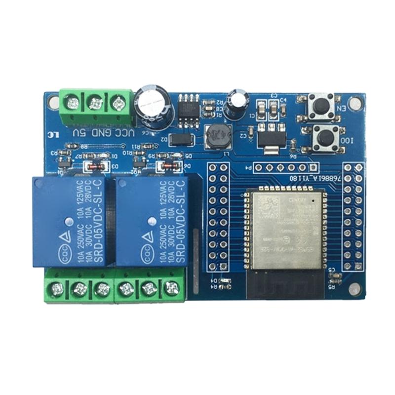 DC5-60V Power Supply 2 Channel Relays Module Replacement Relays Development Board Double Channel WIFI Relays Module