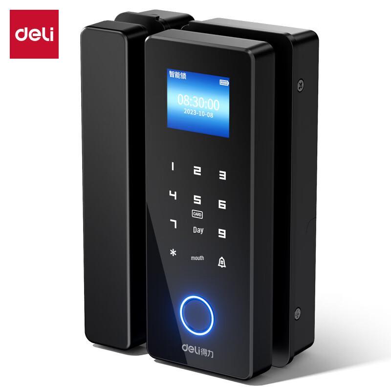 Deli AL108 Smart Fingerprint Glass Door Lock CN plug (adapter included)