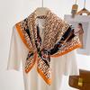 Off-white Letter Silk Scarf Women's Spring and Autumn Professional Scarf Shawl Square 91 Large Square Scarf Sunscreen Yarn